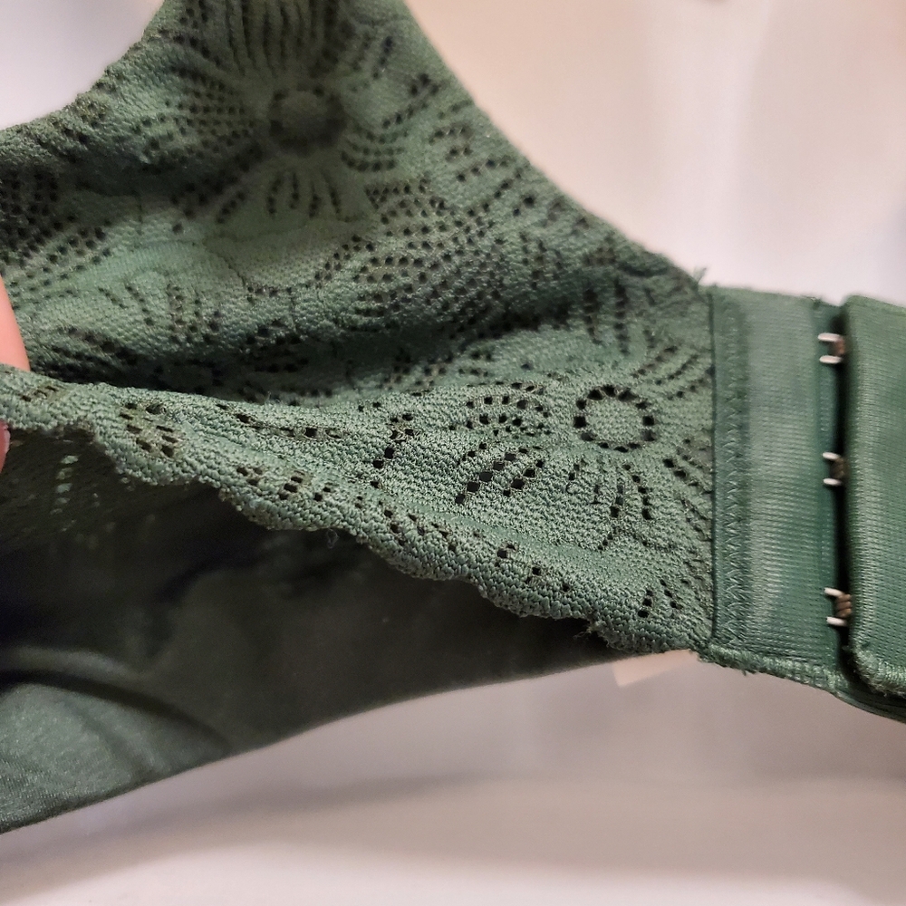 AERIE Green 34H Braw New With Tags Store Price $44.95 - Picture 8 of 10